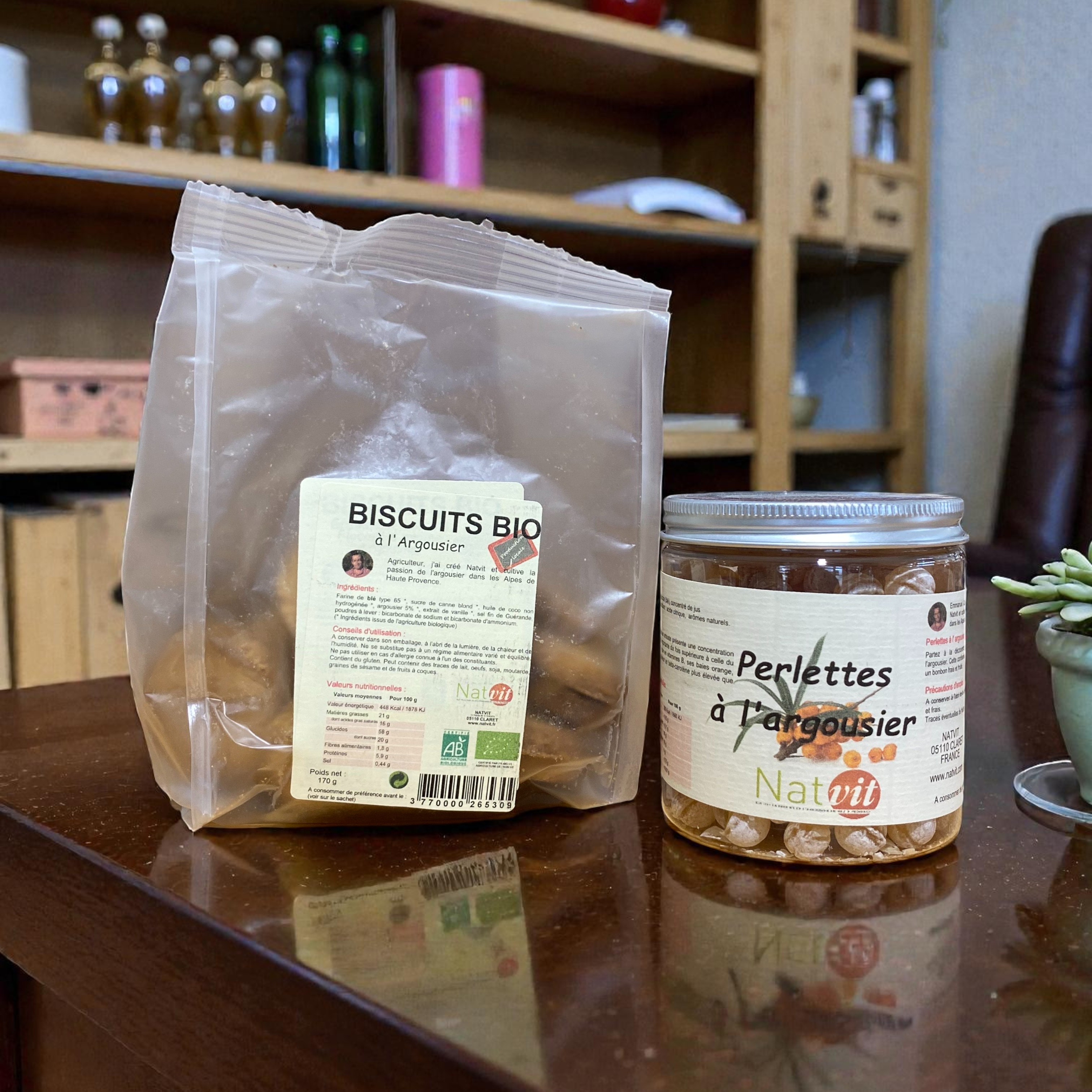 Biscuits et bonbons &agrave; l'argousier - Energie et vitalit&eacute; - Coup de boost